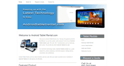 Desktop Screenshot of androidtabletrental.com