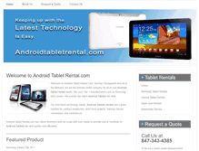 Tablet Screenshot of androidtabletrental.com